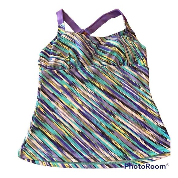 ZeroXPosur Striped Tankini - Picture 1 of 9